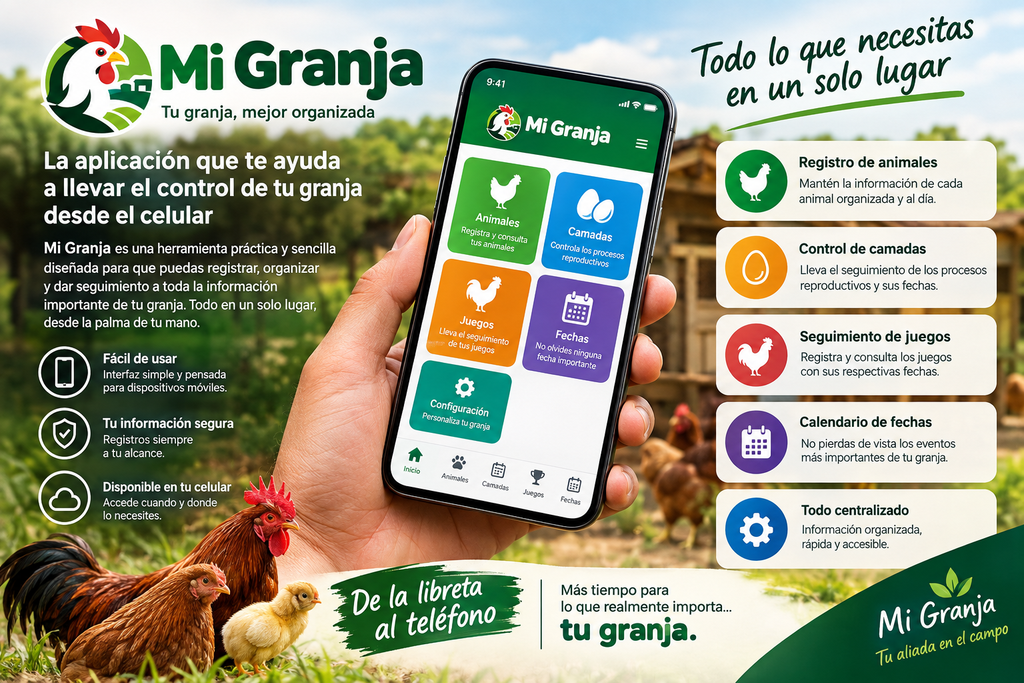Mi Granja: una aplicación para llevar el control de tu granja desde el celular