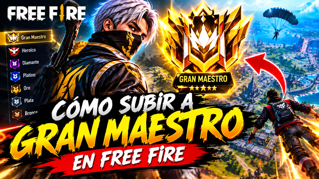 Cómo subir a Gran Maestro en Free Fire: estrategias de posicionamiento y combate